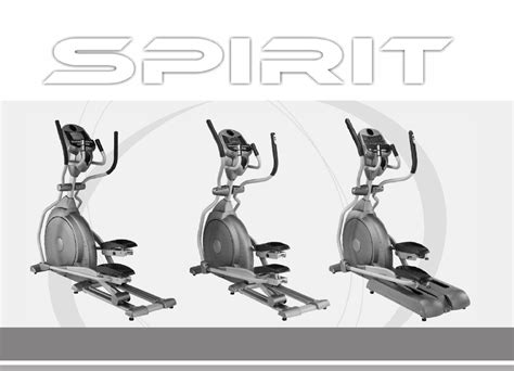 spirit elliptical parts pdf manual